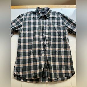 Paul Smith tailored-fit flannel-pattern button down shirt